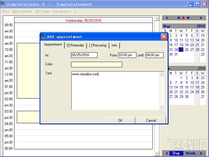 SimpleCalendar,SimpleCalendar下载,约会提醒工具,记录提醒工具
