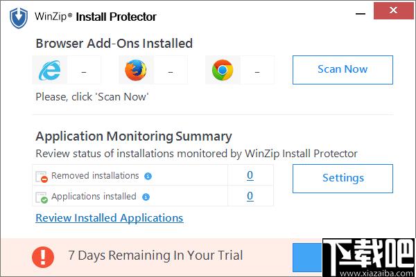 WinZip Install Protector下载,安装保护,安全防御