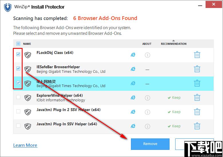 WinZip Install Protector下载,安装保护,安全防御